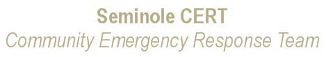 Seminole CERT logo and banner