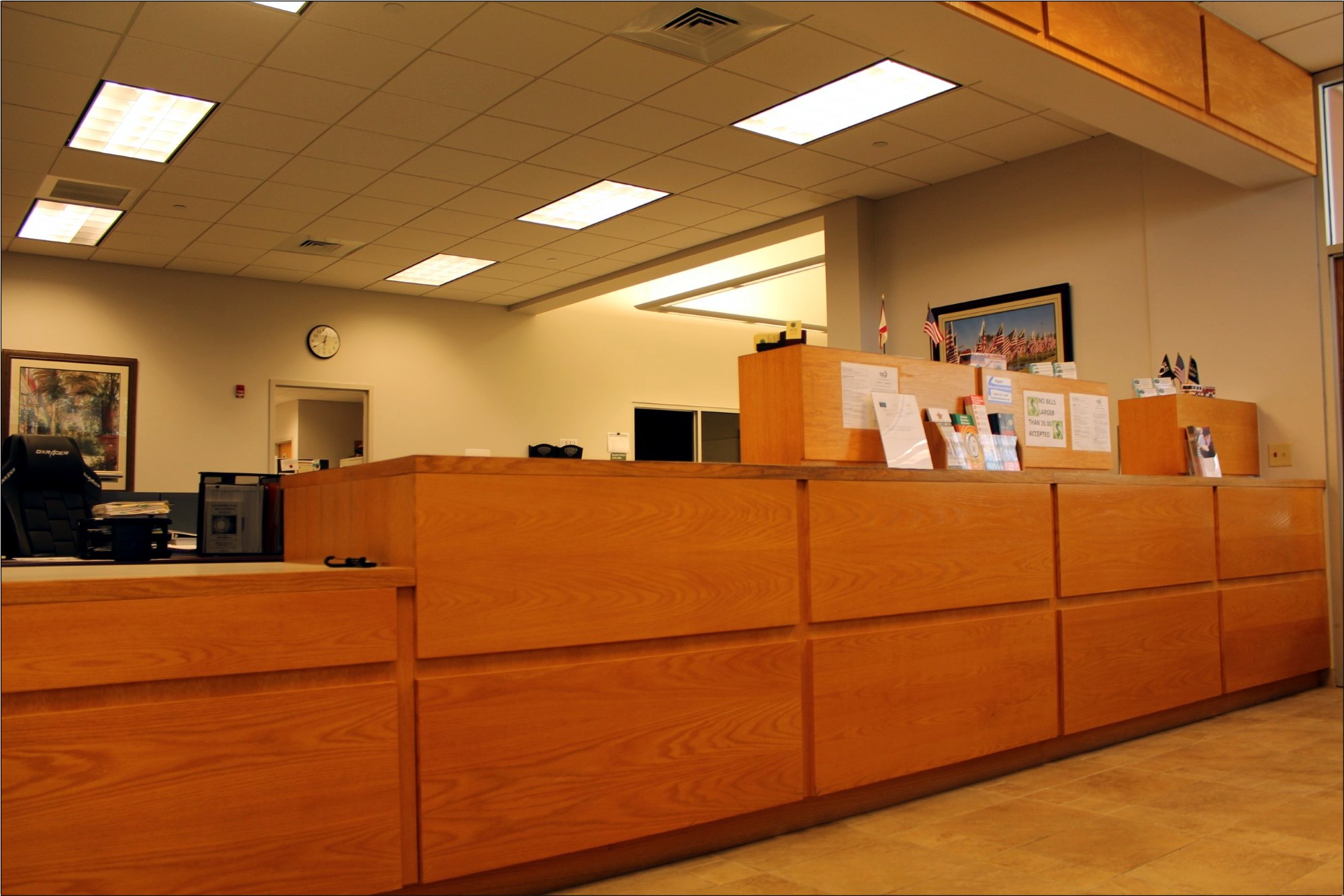 Building Department counter at 9199 113th Street, Seminole, FL 33772