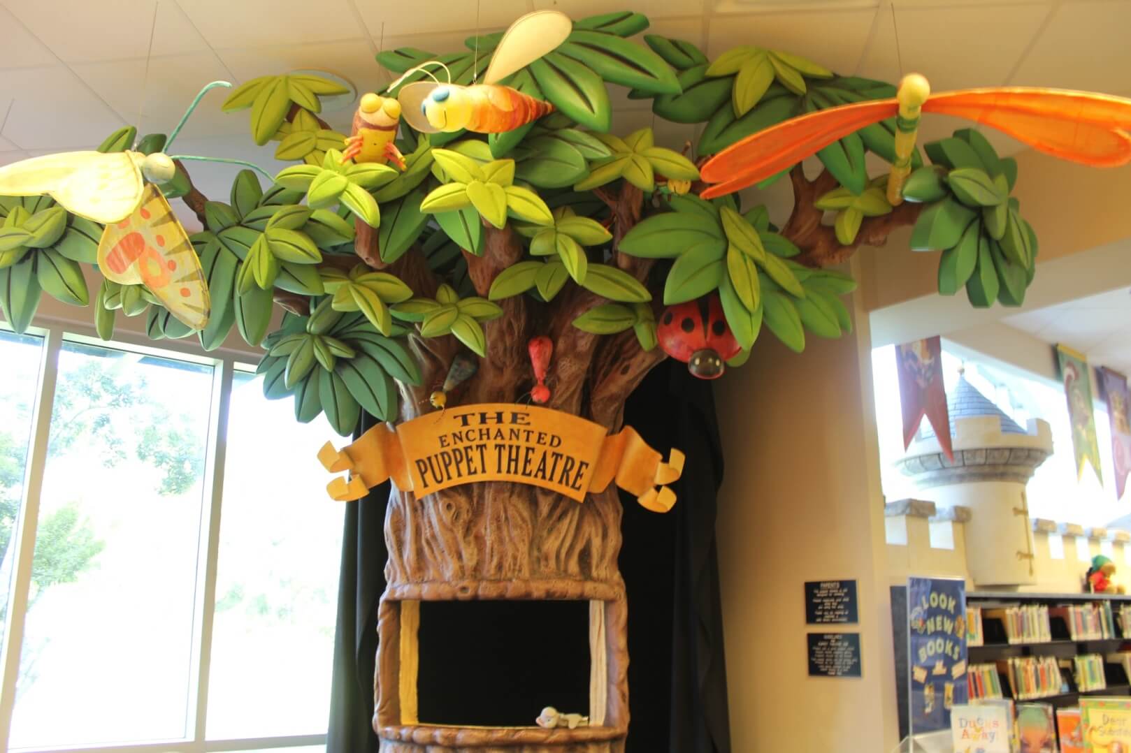Puppet Theatre in Children's Area at Seminole Community Library