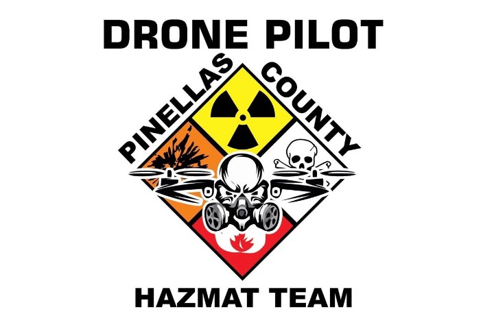 Pinellas County Drone Pilot Hazmat Team logo
