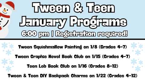 Tween Teen Event Details