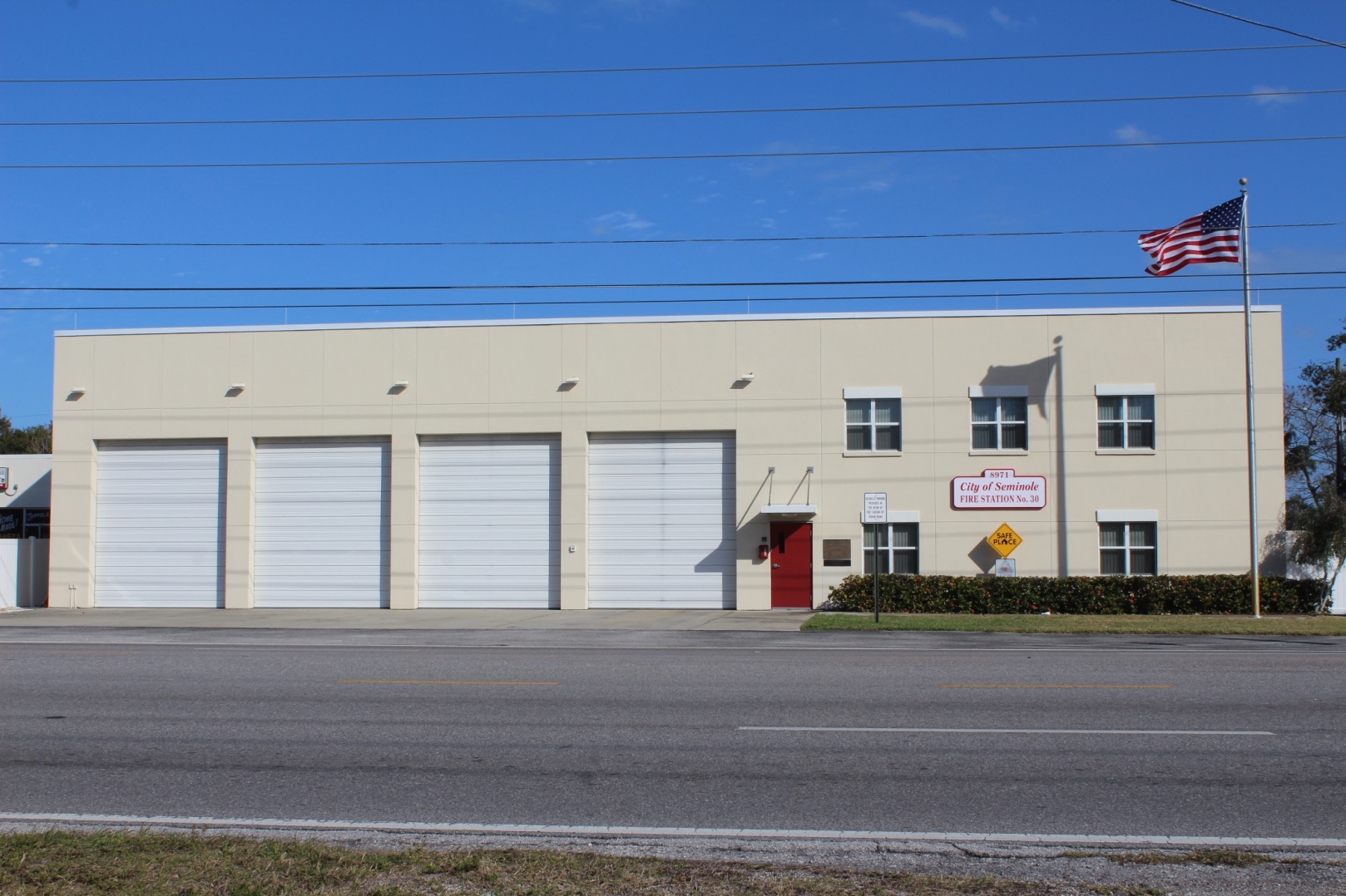 Front facade of fire station 30